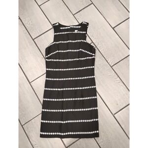 Rampage Clothing Co Black Sleeveless Sheath Dress Daisy Trim Size 5‎